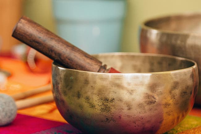 Singing bowl therapy: Ayurvedic energy healing