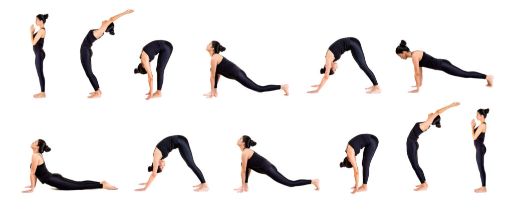 Yoga-Sequenz Sonnengruß