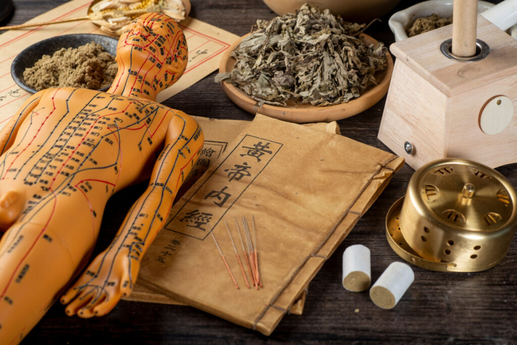 Utensilien der traditionellen chinesischen Medizin